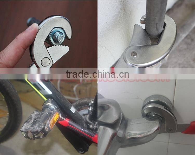 2pcs Adjustable Quick Snap and Grip Wrench Universal Wrench Set