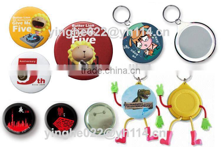 Small manual badge making machine