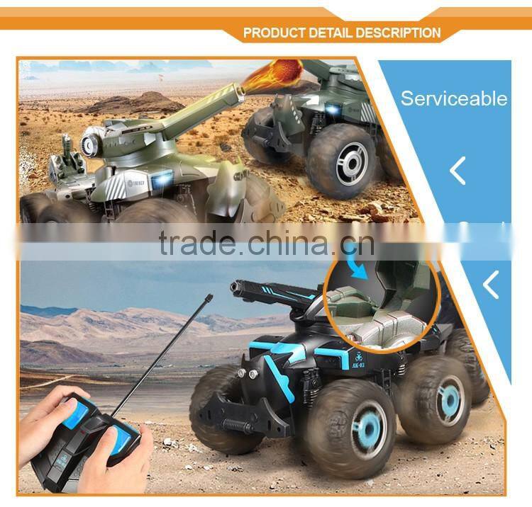 YE81503A Military fight car 6 Big wheels RC Car