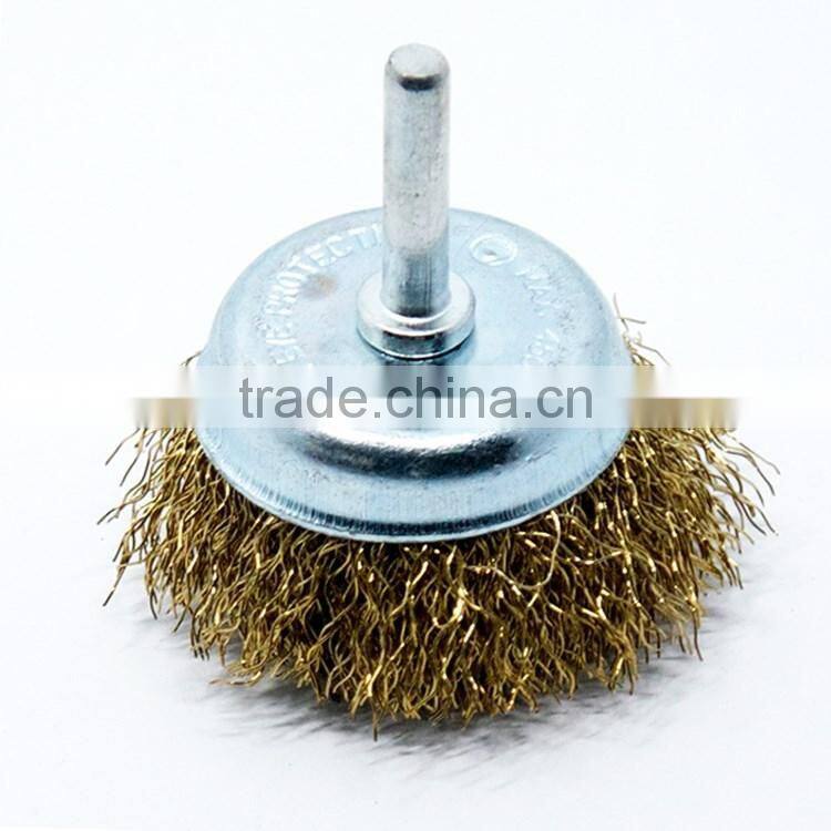 Great quality steel wire cup brush with shank