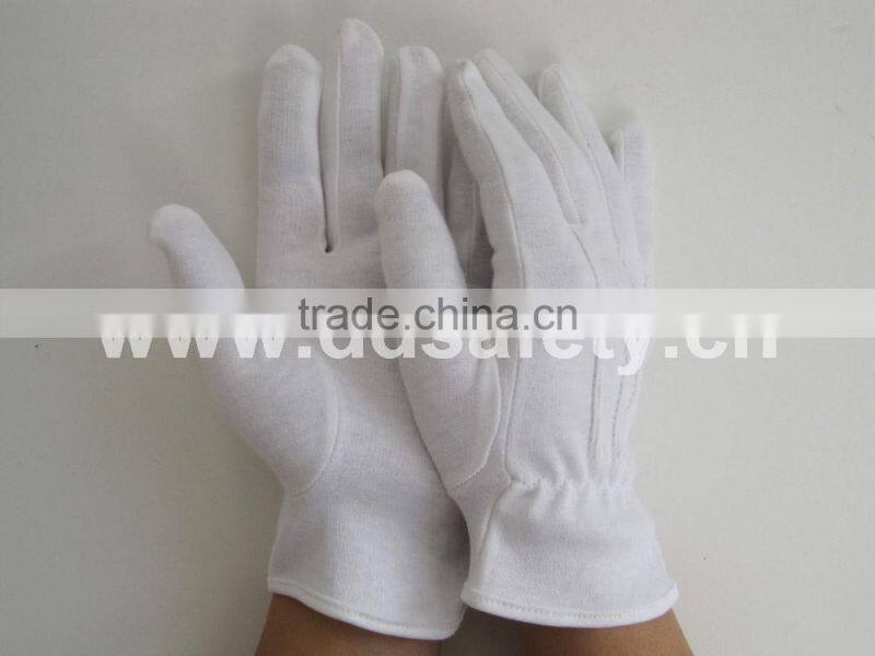 DDSAFETY 2017 Light Medium Weight Cotton Inspector Parade Gloves Work Gloves Safety Gloves