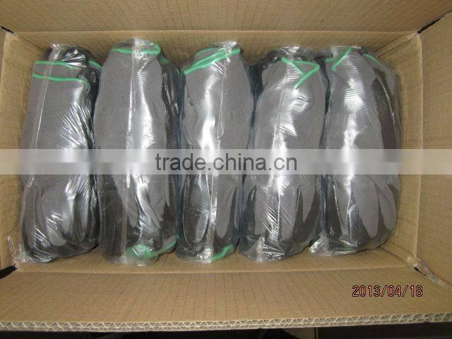 DDSAFETY 2017 Big Discount Luva Nitrilo Revestido Grey Nylon Shell Nitrile Coated Gloves