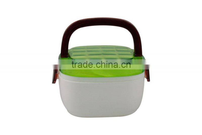 Round Shape Home Using OEM Plastic Lunch Box With Lock