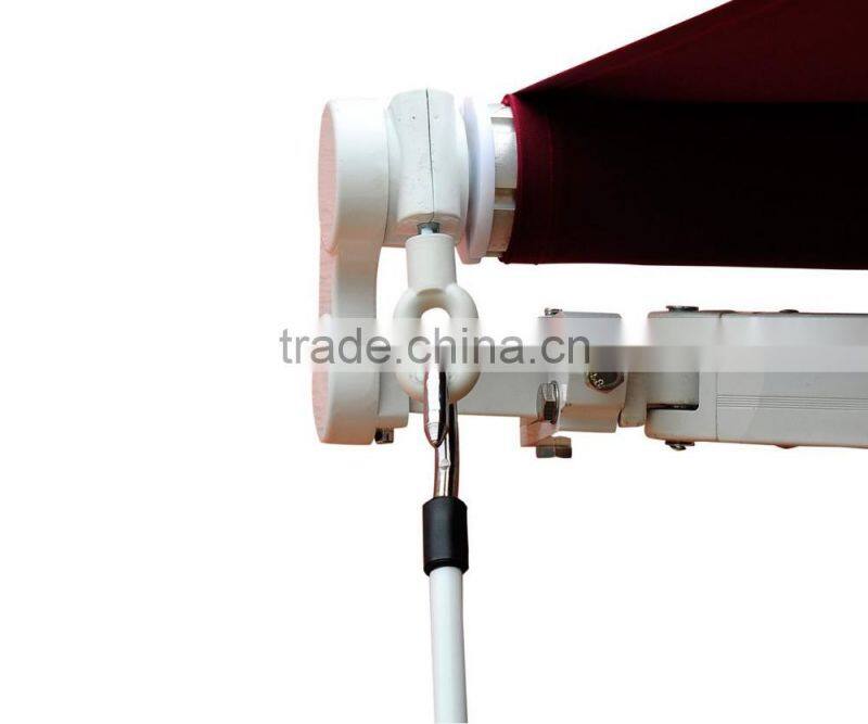 2.5x2M Waterproof Porch Retractable Manual Patio Awnings