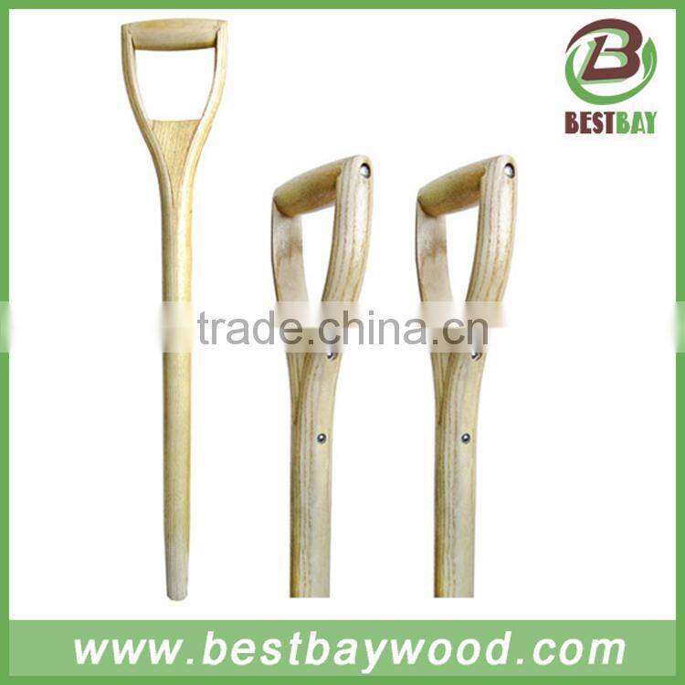 D short shovel handle/wooden hoe handle/wooden handle snow brush