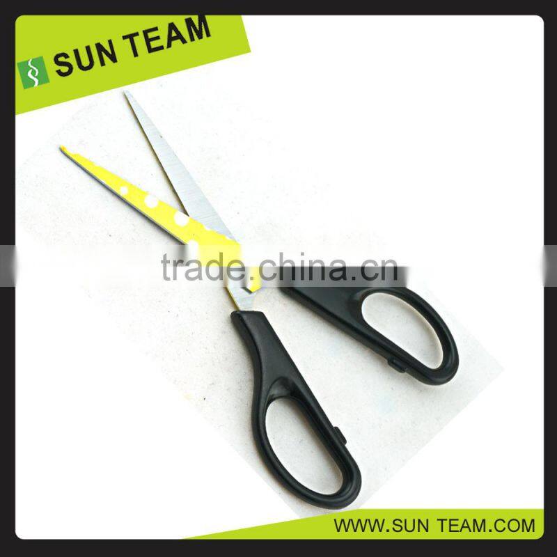 SC136P stainelss steel fabric cutting scissors titanium scissors