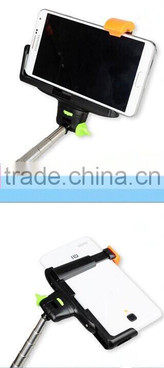 2014 hot selling wireless extendable mobile phone selfie stick
