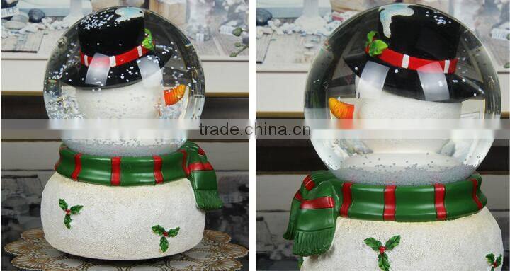 Hot Sale christmas snow Gifts globe musical christmas snow globe
