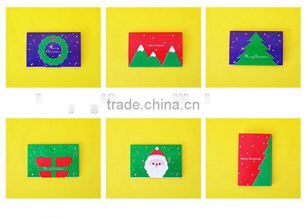 Folded Mini Greeting Cards Creative Christmas Greeting Cards Handmade Greeting Card Designs