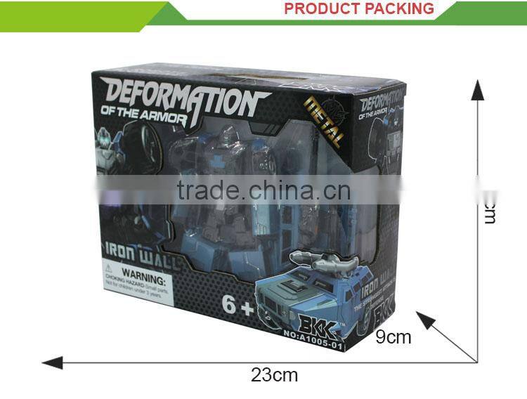 2 in 1 Wholesale Child toy metal robot children playing items