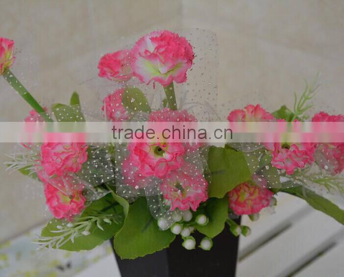 2014 plastic artificial flowers,artificial flower bunch