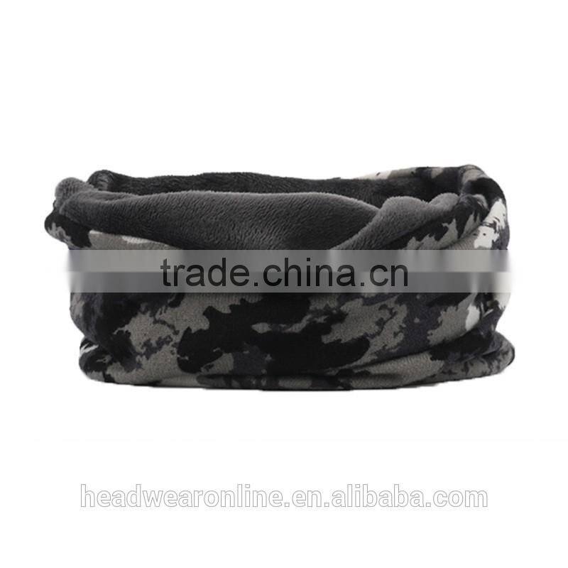 Printed Plush Winter Skull Beanie Hat For Man