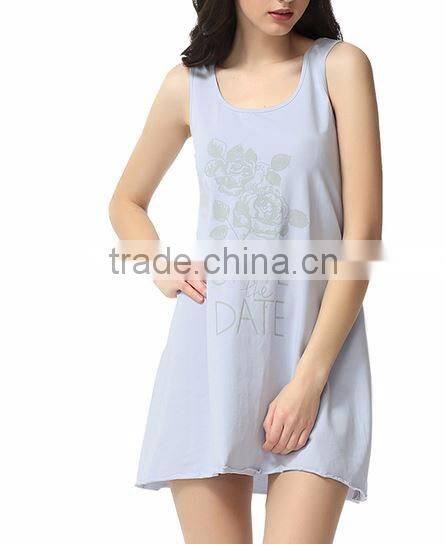 Wholesale night sleeping dress for women custom women's fashion ladies wear dress