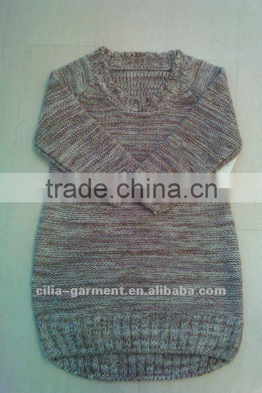 2012 New fashion design ladies knitted sweater