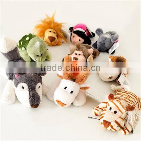 Factory wholesale promotional magnet toy plush animal magnet