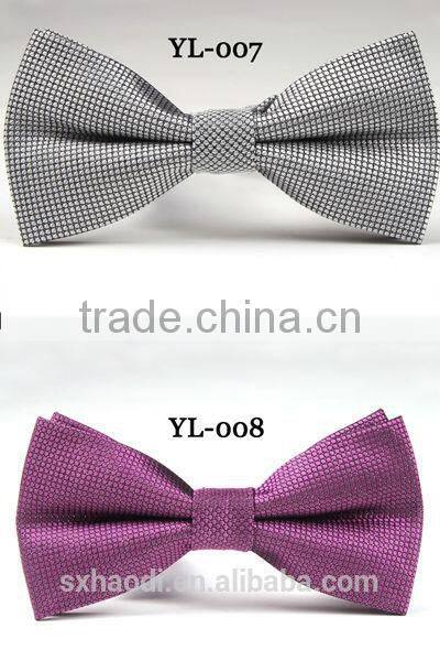 HD-B137 Fashion polyester men's bow tie for boy with mix pattern