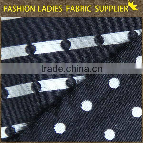 2017 shaoxing textile New designs! poly/ctn jacqaurd fabric,garments fabric,ladies' wearing fabric 210gsm jacquard materials