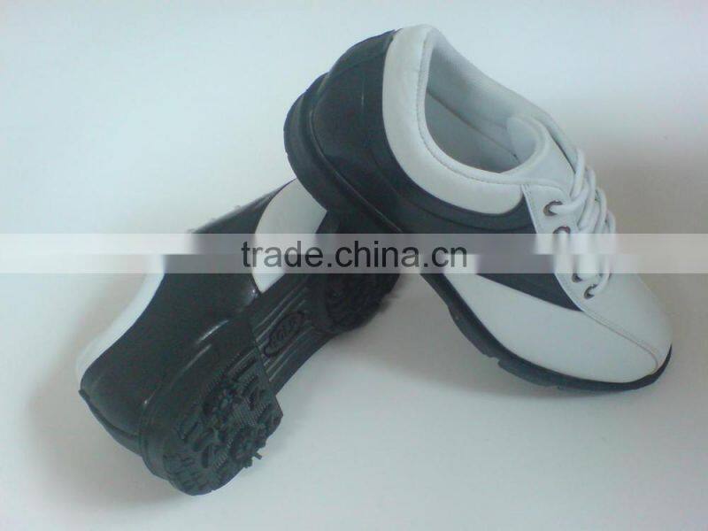 high top brand golf shoes with spike use rubber and genuine leather for men and women business sports