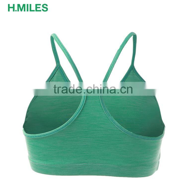 OEM Cheap Sexy Breathable Quick Dry Gym strappy sports bra