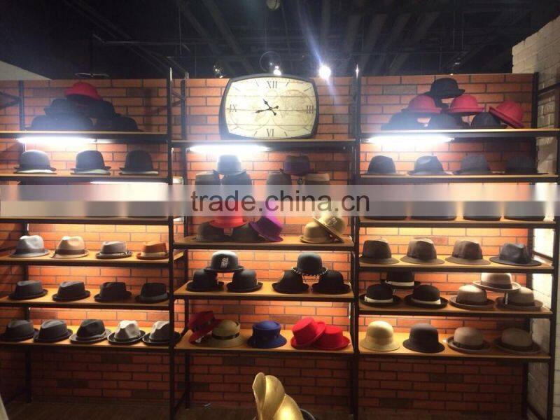 versatile hot sales storage with light shoes hats display stand