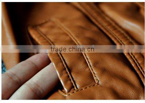 New style fashion children leather jackt