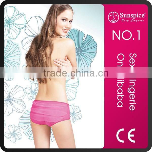 2016 Sunspice hot sale ladies' sexy fancy panty thong transparent underwear