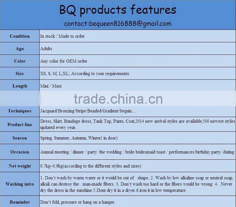 Wholesale 2015 Latest Fashion Two Piece Bandage Dress H1322