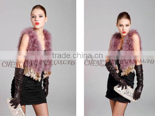 CX-G-B-79A Turkey Feather Casual Dress