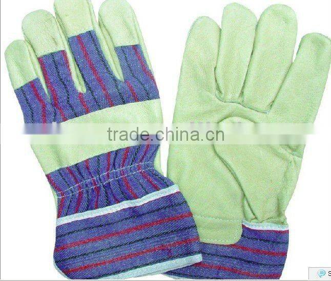 Supply working gloves leather safety gloves