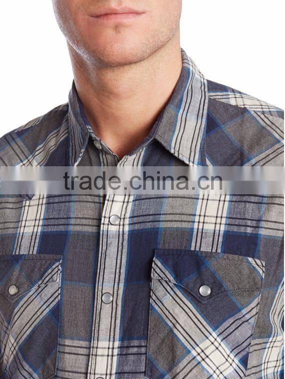 wholesale dress shirt men plaid stylish flannel shirts