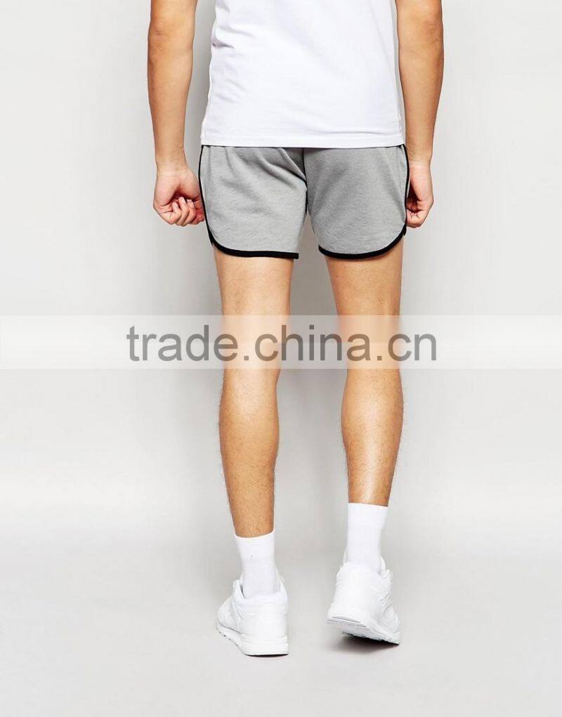 custom sportwear half pants jersey shorts in short length with piping