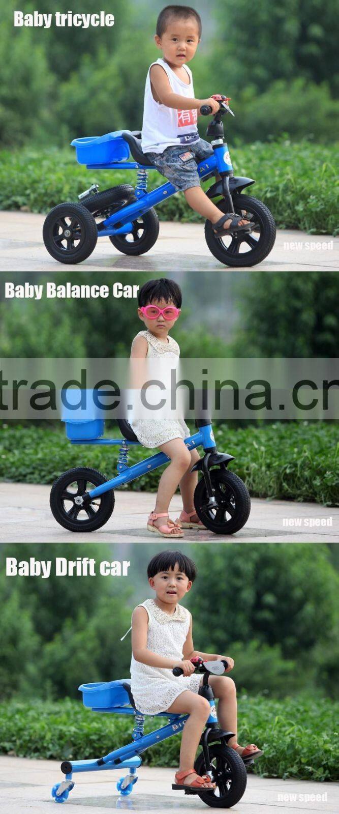 2016 New Model 3 In 1 Baby Tricycle for Kids Tricycle Bike