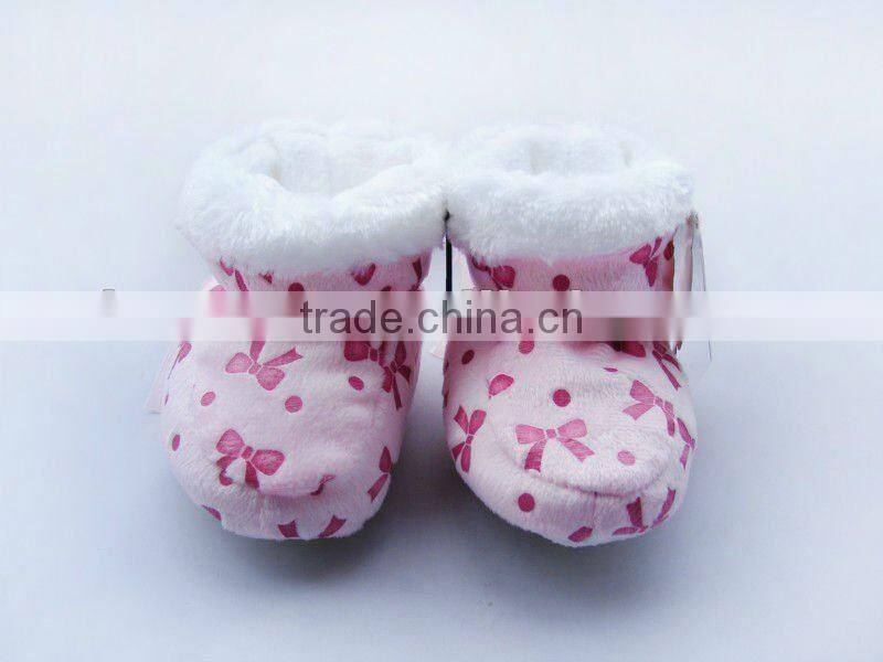 soft cotton New Baby winter shoes, Hexuan factory price