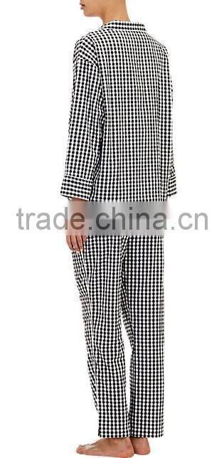 Promotion good quality 100% cotton made women's pajamas