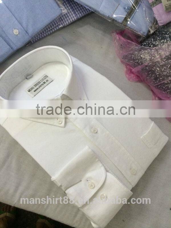 custom label and logo cheap button down oxford shirt