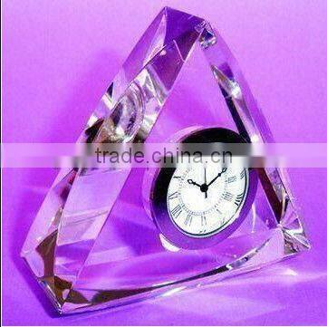 wedding favor crystal clock