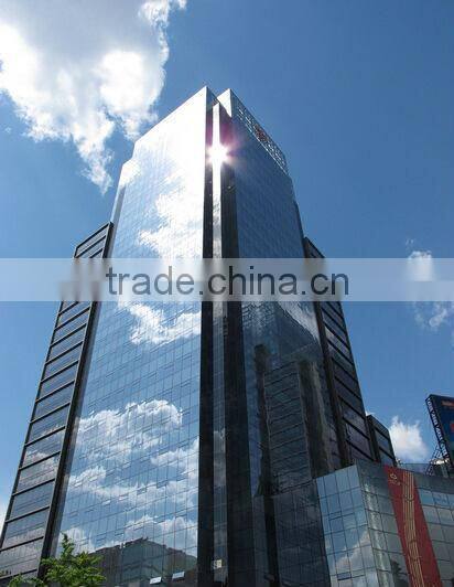 Building solar tint reflective window glass film one way vision