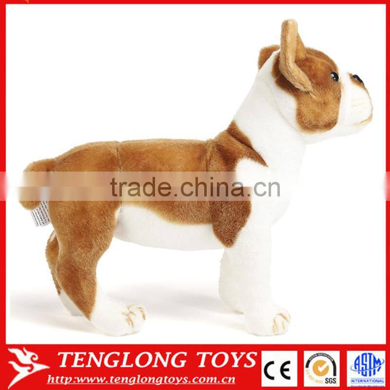 Custom stuffed soft toys dog pludh toy cute fabric plush dog toy