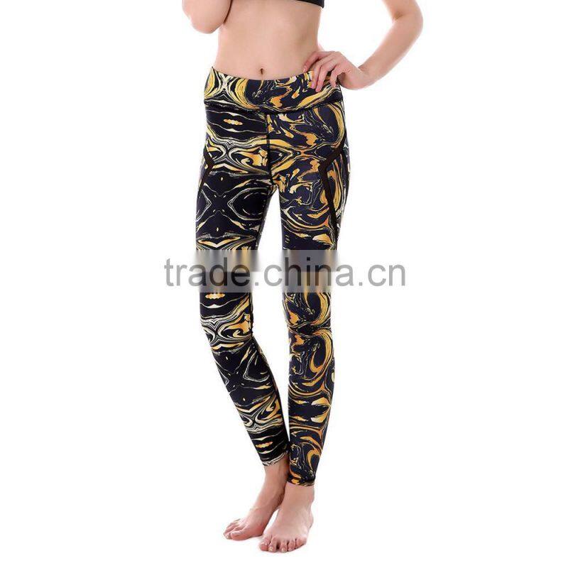leopard net patched skeleton yoga jogging legging /morning xg high waist plus size flower athletic yoga pants capris trousers