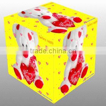 toy factory supply cute plush &stuffed teddy bear plush for valentine's