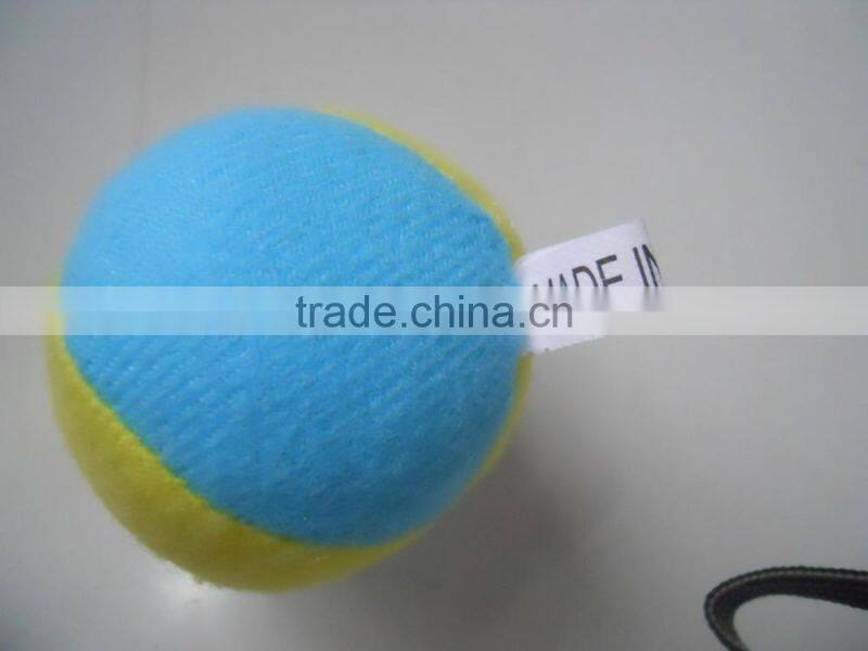 colorful soft plush play ball with Enviormetal matetial for kids