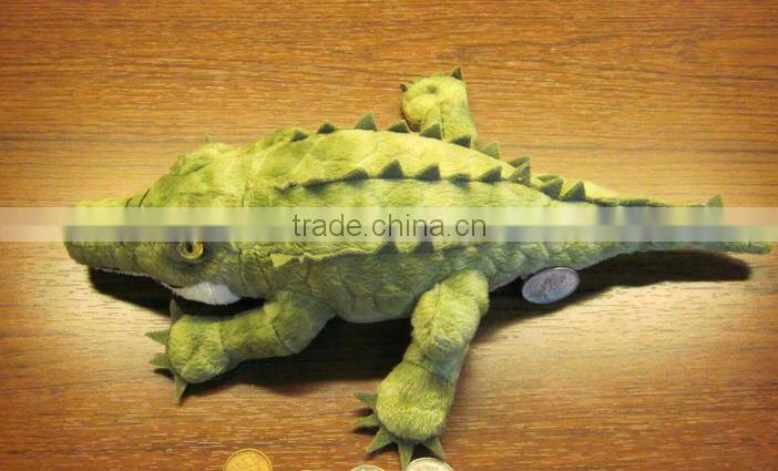 Custom design lifelike toy plush Alligator toy realistic crocodile toy