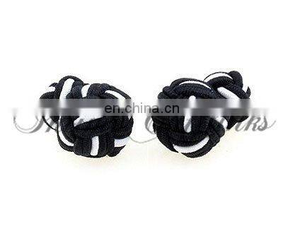 silk knot elastic cufflinks