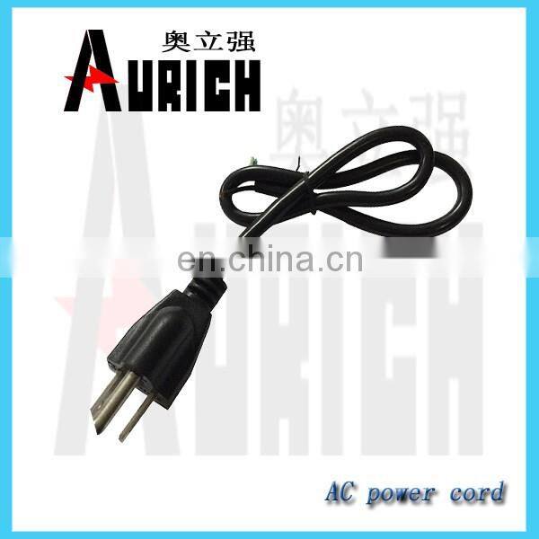 USA standard connector power cord UL 125v Standrad PVC Power Plug Cables With Supply Cord Schuko