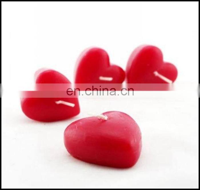 Pack of red and pink floating heart candles