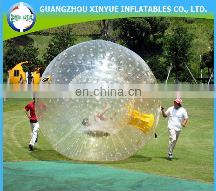 2015 inflatable type and nice design water walking ball bubble zorb
