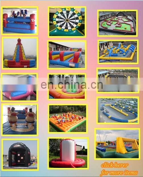 commercial water football inflatable soap soccer field