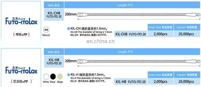 String Hang tag String lock Simple Loop Lock