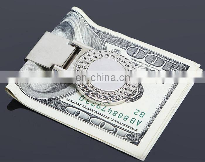 Stainless steel multifunction money clip bottle opener
