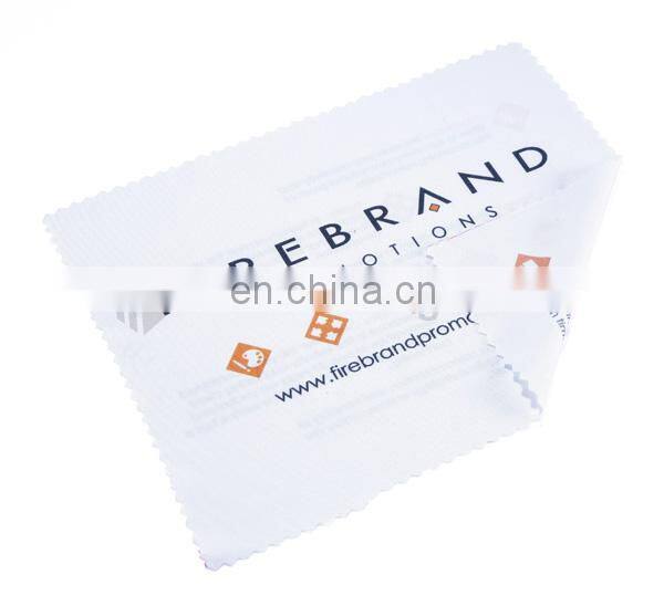 Personalized custom printing super cleaning microfiber cloth for eyeglass